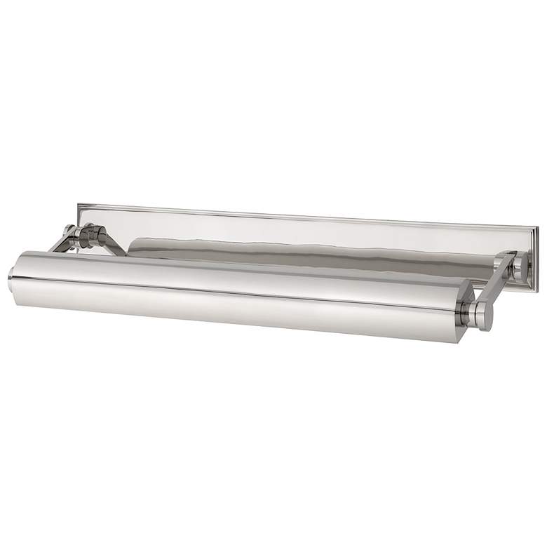 Image 1 Hudson Valley Merrick 24 1/2"W Polished Nickel Picture Light