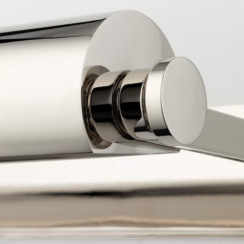 Image 2 Hudson Valley Merrick 24 1/2"W Polished Nickel Picture Light more views