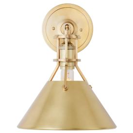 Hudson Valley Metal No. 2 9.5 In. Brass 1 Light Sconce Hudson Valley Metal No. 2 9.5 In. Brass 1 Light Sconce