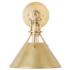 Hudson Valley Metal No. 2 9.5 In. Brass 1 Light Sconce