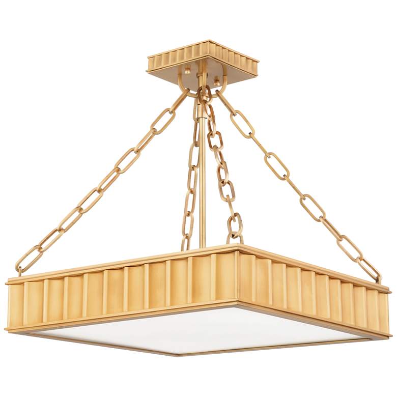 Image 1 Hudson Valley Middlebury 16.25In 3 Light Semi Flush