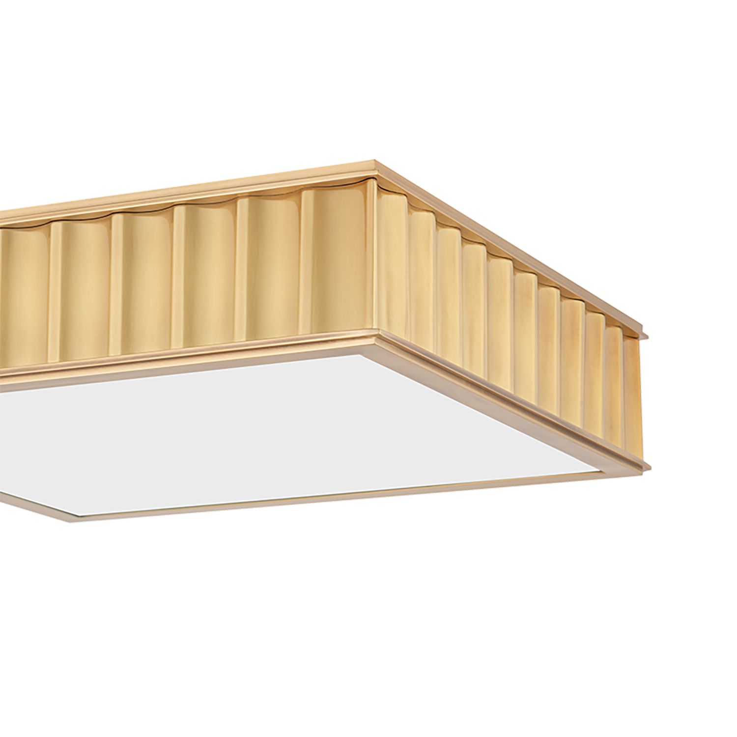 Thumbnail2 of Hudson Valley Middlebury 16" Wide Aged Brass Ceiling Light more views