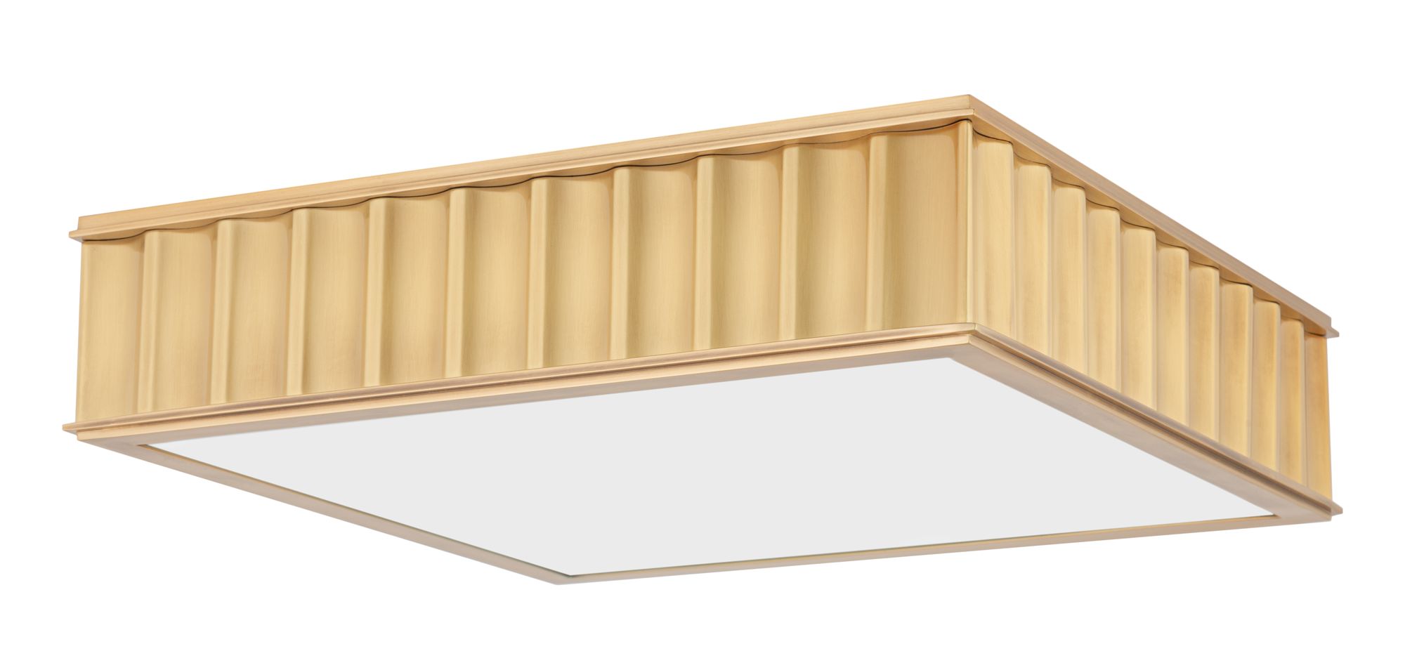 Thumbnail3 of Hudson Valley Middlebury 16" Wide Aged Brass Ceiling Light more views