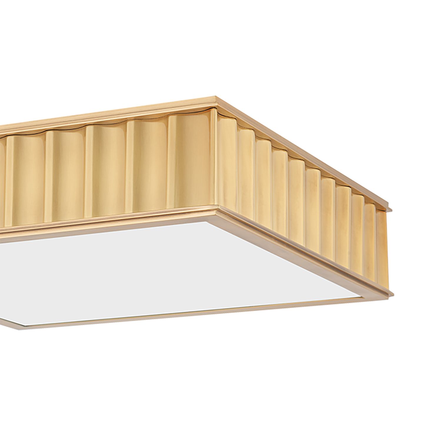 Thumbnail4 of Hudson Valley Middlebury 16" Wide Aged Brass Ceiling Light more views