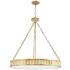 Hudson Valley Middlebury 30" Wide Aged Brass LED Chandelier