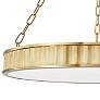 Hudson Valley Middlebury 30" Wide Aged Brass LED Chandelier