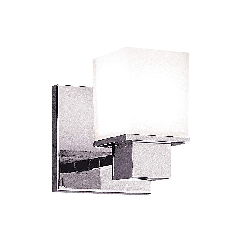 Image 2 Hudson Valley Milford 5 3/4" High Chrome Wall Sconce