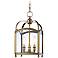 Hudson Valley Millbrook 8 1/2" Wide Aged Brass Pendant Light