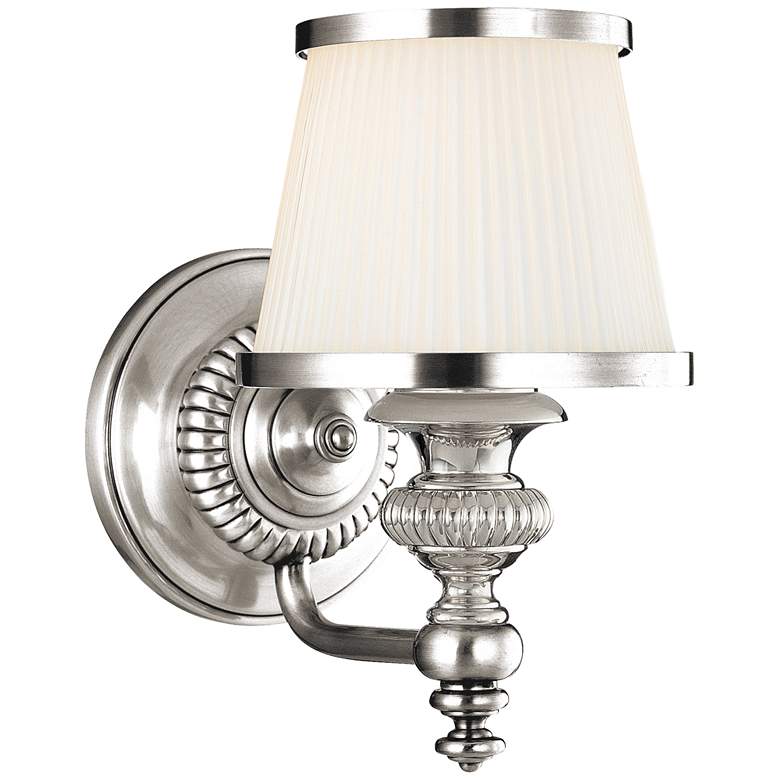 Image 1 Hudson Valley Milton 6"W Polished Nickel Vanity Bath Light