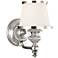 Hudson Valley Milton 6"W Polished Nickel Vanity Bath Light