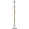 Hudson Valley Mini Hinsdale Aged Brass 8-LED Floor Lamp