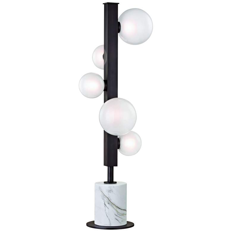 Image 1 Hudson Valley Mini Hinsdale Old Bronze 5-LED Table Lamp
