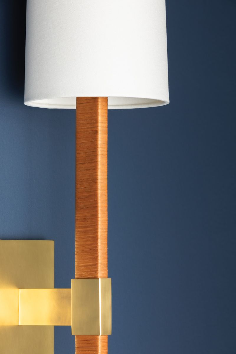 Image 5 Hudson Valley Minnetonka Wall Sconce 6 Inch In Aged Brass more views