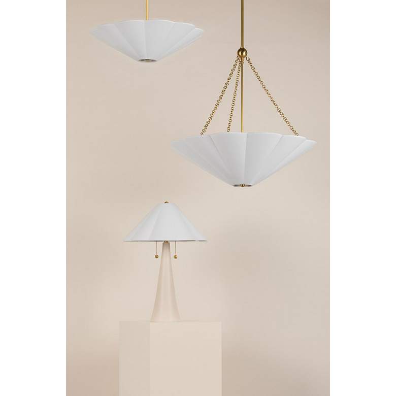 Image 6 Hudson Valley Mitzi 20" Wide Aged Brass Ceiling Light more views