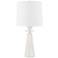 Hudson Valley Montgomery 30 1/4" High White Alabaster Base Table Lamp