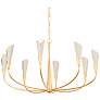 2_Hudson Valley Montrose 44" Wide Gold Leaf 8-Light Chandelier