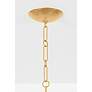 5_Hudson Valley Montrose 44" Wide Gold Leaf 8-Light Chandelier more views