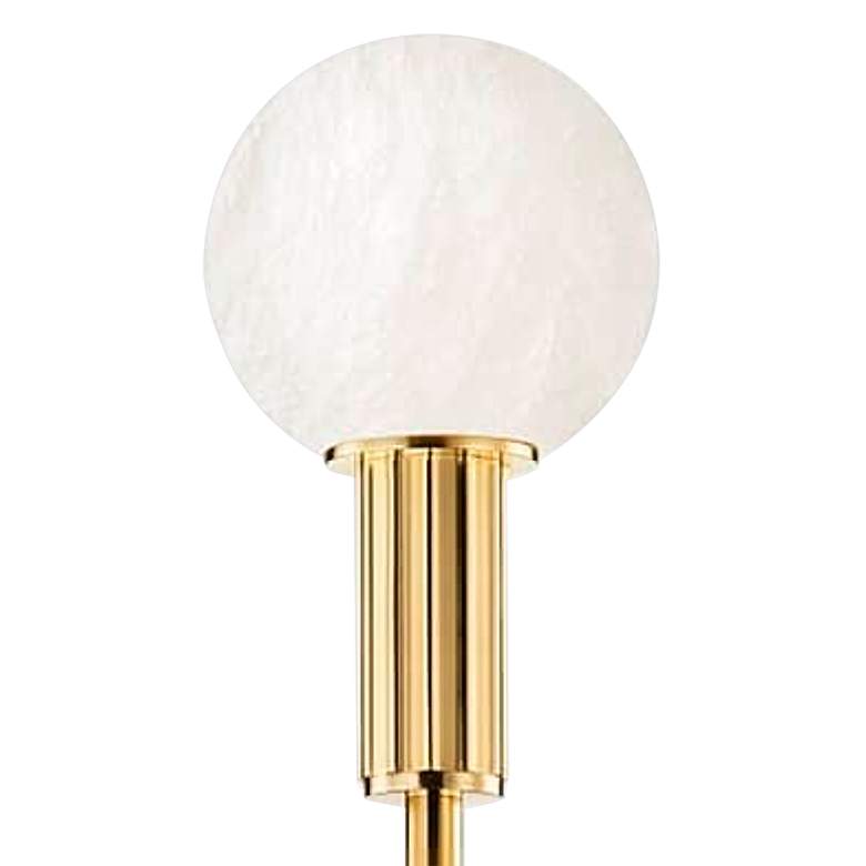 Image 2 Hudson Valley Murray Hill 22"H Aged Brass LED Wall Sconce more views
