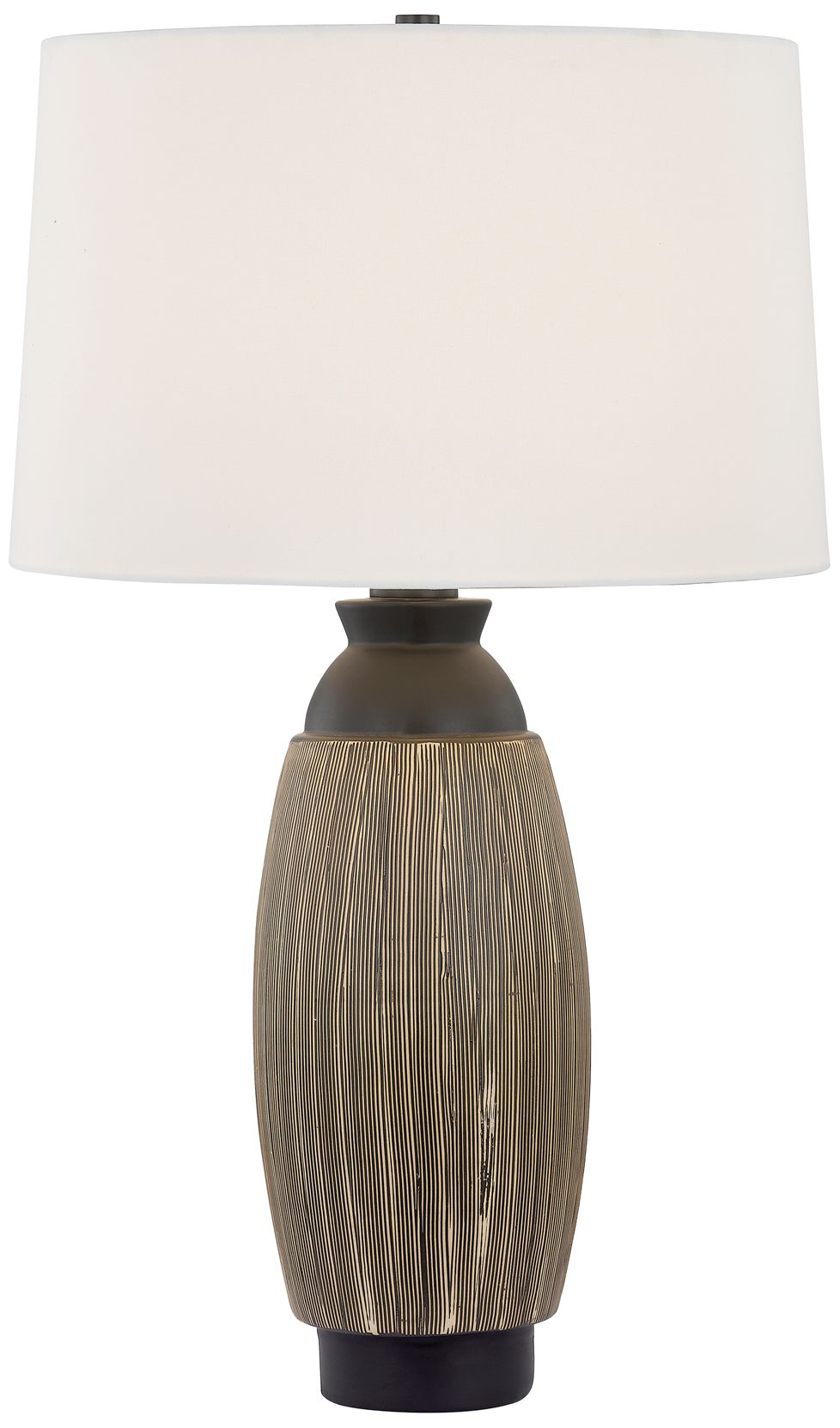 Image 7 Hudson Valley Naseby Table Lamp 16.5 Inch In Bronze/Cultured Black more views