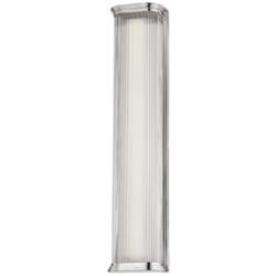 Hudson Valley Newburgh 5.25&quot; Wide Polished Nickel 1 Light LED Wall Sco