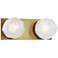 Hudson Valley Nimbus 4 1/2"H Aged Brass 2-LED Wall Sconce