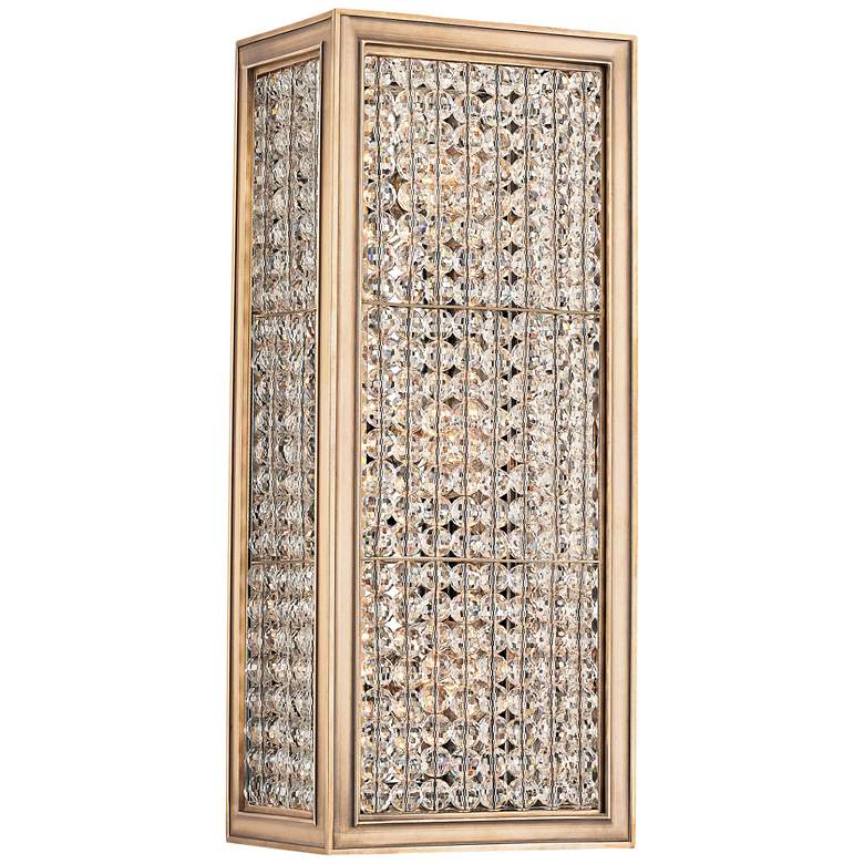 Image 1 Hudson Valley Norwood 14" High Aged Brass Wall Sconce