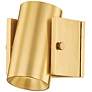 Thumbnail2 of Hudson Valley Nowra 4.75" 1 Lt. Aged Brass Wall Sconce