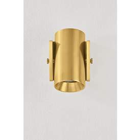 Image4 of Hudson Valley Nowra 4.75" 1 Lt. Aged Brass Wall Sconce more views