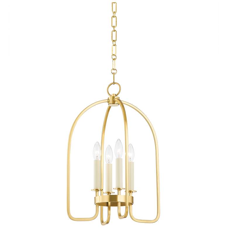 Image 1 Hudson Valley Oakville 14.25 In. Steel 4 Light Lantern