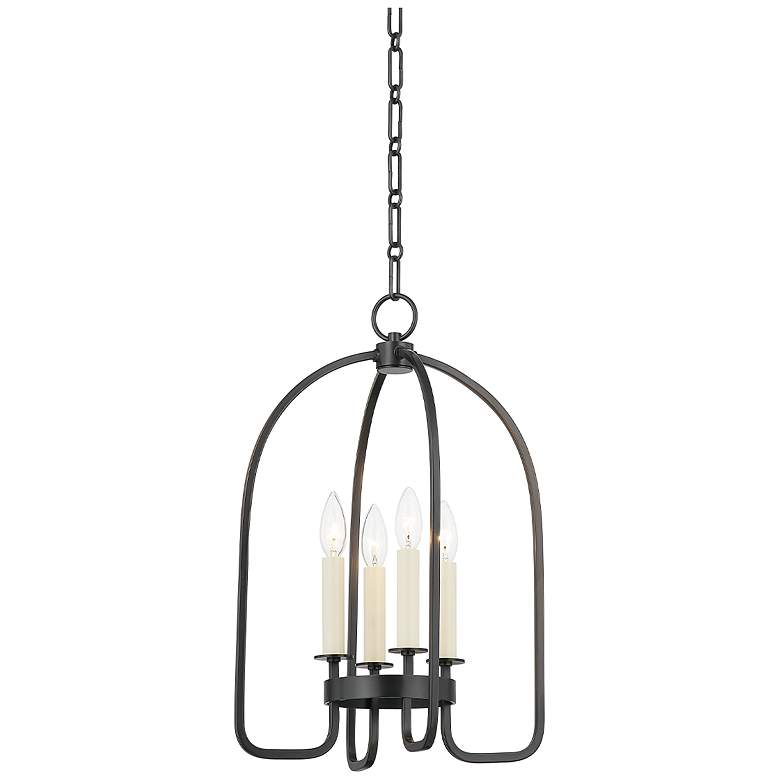 Image 1 Hudson Valley Oakville 14.25 In. Steel 4 Light Lantern