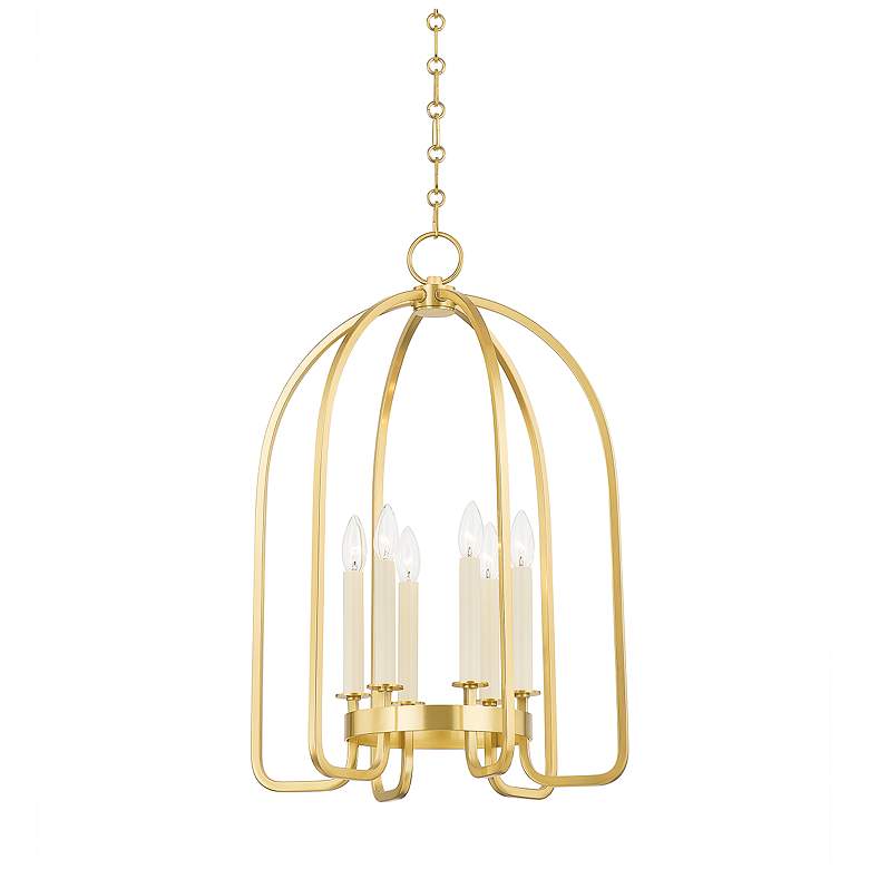Image 1 Hudson Valley Oakville 18.25 In. Steel 6 Light Lantern