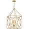 Hudson Valley Octavio 18" Wide Gold Leaf 8-Light Pendant
