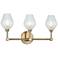 Hudson Valley Orin 20 1/4" Wide Aged Brass 3-LED Bath Light