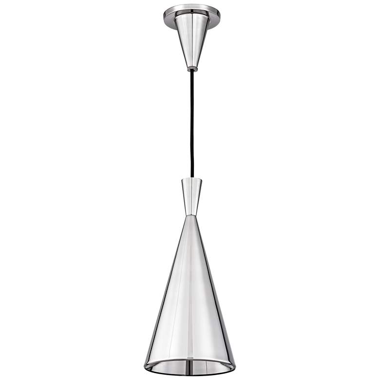 Image 1 Hudson Valley Ovid 6 1/2" Wide Polished Nickel Mini Pendant