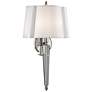 Hudson Valley Oyster Bay 21 1/2" High Nickel Wall Sconce