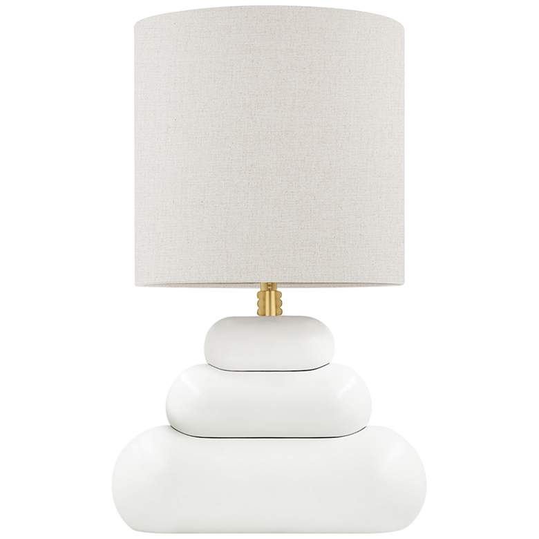 Image 1 Hudson Valley Palisade Cream-Colored Accent Table Lamp