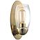 Hudson Valley Pamelia 11" High Aged Brass Wall Sconce
