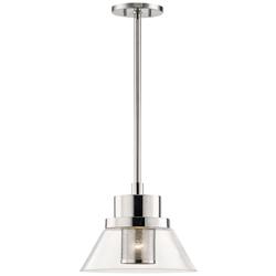 Hudson Valley Paoli 12&quot; Wide Polished Nickel Mini Pendant