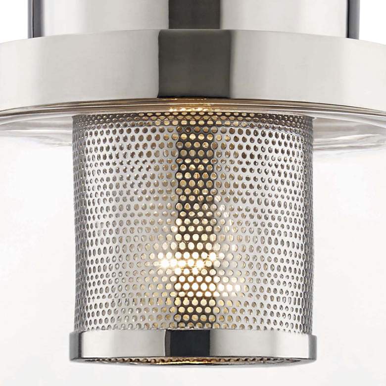 Image 2 Hudson Valley Paoli 15 1/4" High Polished Nickel Wall Sconce more views
