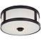 Hudson Valley Patterson 16"W 3-Light Bronze Ceiling Light
