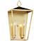 Hudson Valley Paxton 17 3/4" High Gold Leaf and Black Wall Sconce