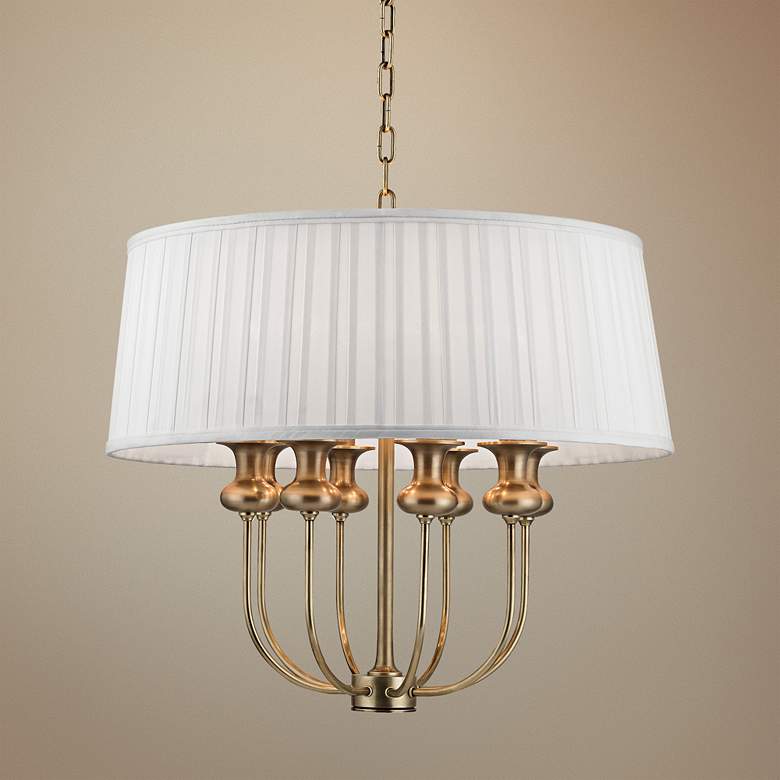 Image 1 Hudson Valley Pembroke 22 inch Wide Aged Brass Pendant Light