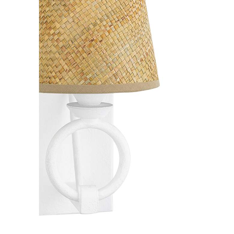 Image 4 Hudson Valley Pendelton 14 1/2"H White Plaster Wall Sconce more views