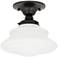 Hudson Valley Petersburg 9.5In 1 Light Semi Flush