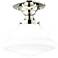 Hudson Valley Petersburg 9 1/2" Wide Nickel Ceiling Light