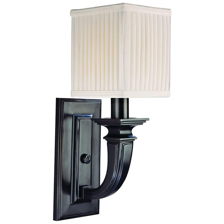 Image 1 Hudson Valley Phoenicia Old Bronze 15" High Wall Sconce