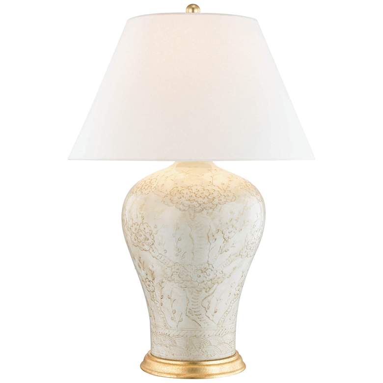 Image 1 Hudson Valley Plutarch Antique Relief Porcelain Table Lamp