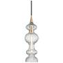 Hudson Valley Pomfret Brass 6" Wide Clear Glass Mini Pendant