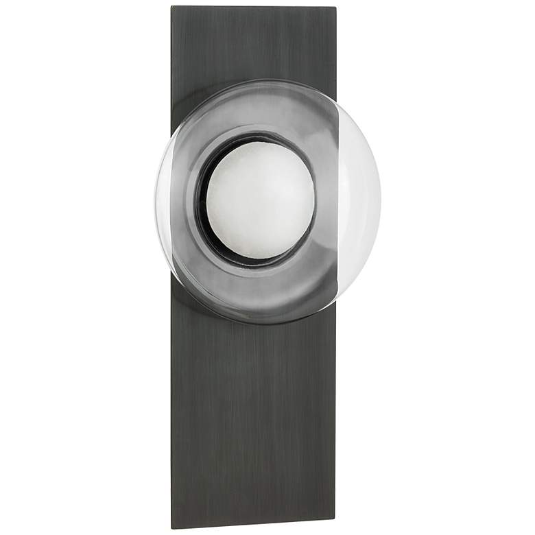 Image 1 Hudson Valley Pound Ridge 7.5" 1 Lt. Distressed Bronze Wall Sconce