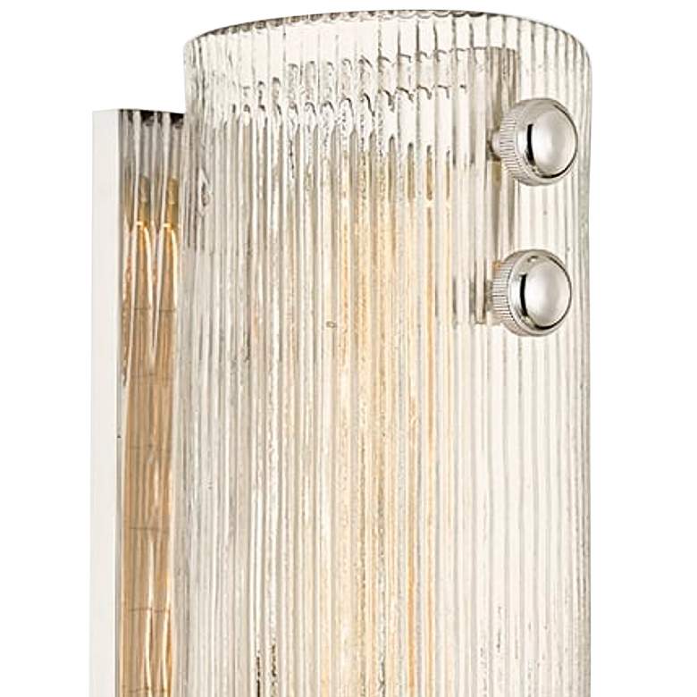 Image 2 Hudson Valley Prospect Park 14 inchH Polished Nickel Wall Sconce more views